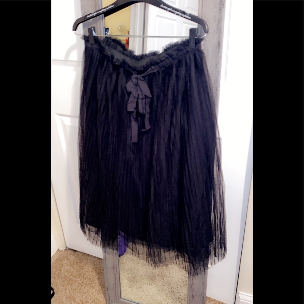 Francescas Collection Black Tulled Skirt
